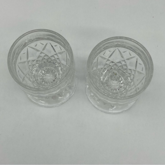 Bohemia crystal Czech shot glasses set of 2 - Picture 3 of 7